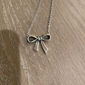 James Avery bow necklace